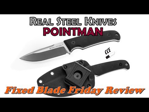 Real Steel Knives.  NEW for 2017 - The POINTMAN - A Full Review