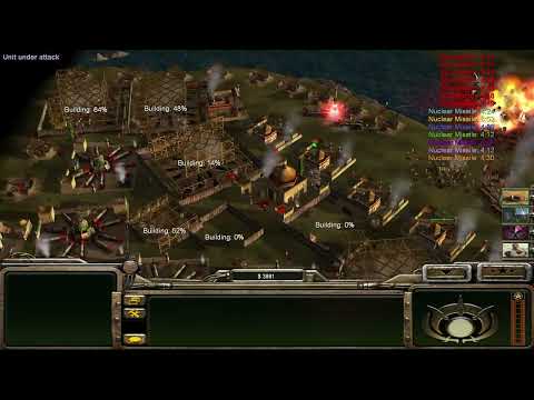 Command Conquer Generals Zero Hour Gla Demolition 1 vs 7 Hard Generals BigGameHunters