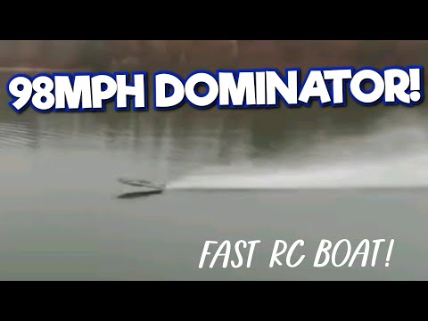 98MPH RC BOAT! Wicked Fast DOMINATOR BY OXIDEAN MARINE 