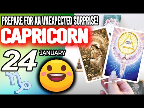 Capricorn ♑️😲PREPARE FOR AN UNEXPECTED SURPRISE❗🎁 horoscope for today JANUARY 24 2026 ♑️ #capricorn