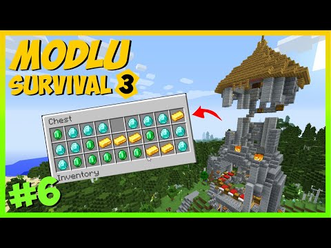 SAVAŞ KULESİNİ YAĞMALADIK  ve EFSANE HAZİNE 🏹 -  Modlu Survival S3 _ #6