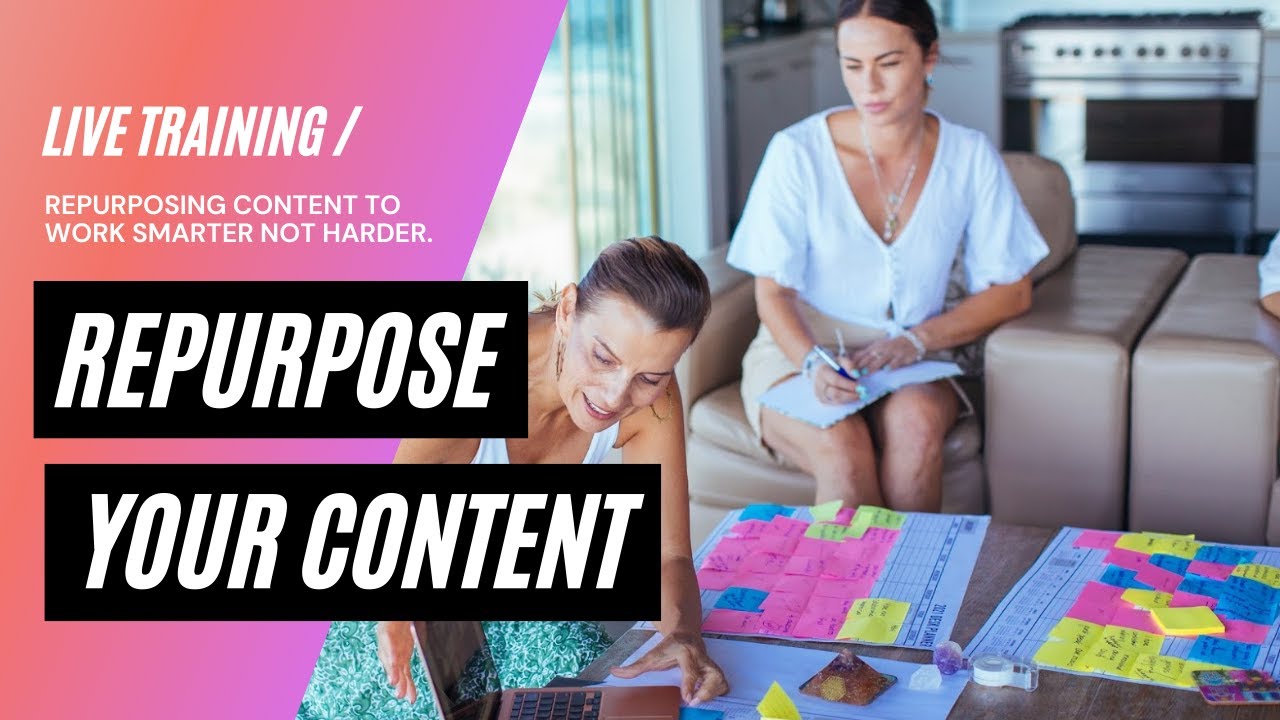 Repurposing content to work smarter not harder.