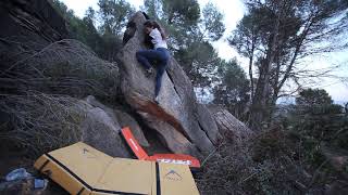 Video thumbnail of El Cocodril, 6a. Salvanebleau