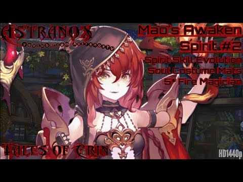 TALES OF ERIN Evolve Spirit Mao #2 60 to 80 - Soul Costume Evolution - Mao Evolve Session #2 Mats