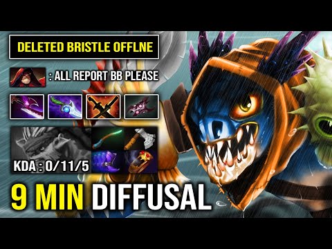 Next Level Pounce 1Kill Per Min Max Agility Slark | 9Min Diffusal Made BB Look Like Creep DotA 2