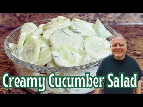 Creamy Cucumber Salad - A Light and Delicious Summer Salad
