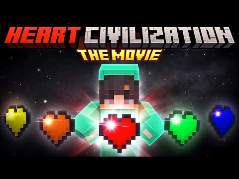 Minecraft but I survive in HEART CIVILIZATION [FULL MOVIE]