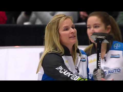 How to steal extra end: Jennifer Jones vs [TB] Homan & [QF] Roth(Peterson) (2019 Tour Challenge)