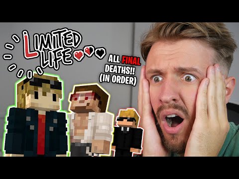 REACTING To Every FINAL DEATH In LIMITED LIFE SMP!! (Deaths In Order!!)