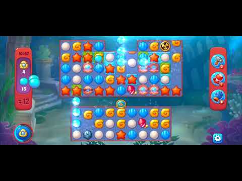 Fishdom Hard Level 10952 (with Double Lightning Boosters) @choraelmin