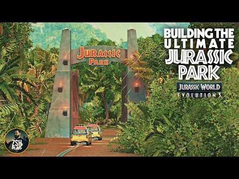 Building JURASSIC PARK in Jurassic World Evolution 3!