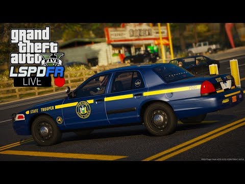 GTA 5 LSPDFR LIVE - Day 103 | New York State Police #3 | LSPDFR NYSP Police Patrol 🚔 Pack by t0y!
