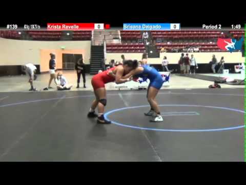 WM 63 KG - 1st - Krista Revelle (King) vs. Brieana Delgado (Gator)