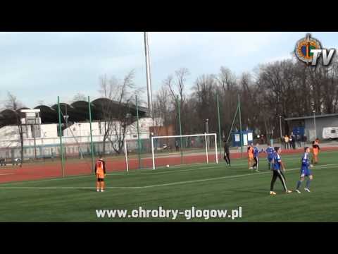 8.02.2014 skrót meczu sparingowego Miedź Legnica - Chrobry Głogów