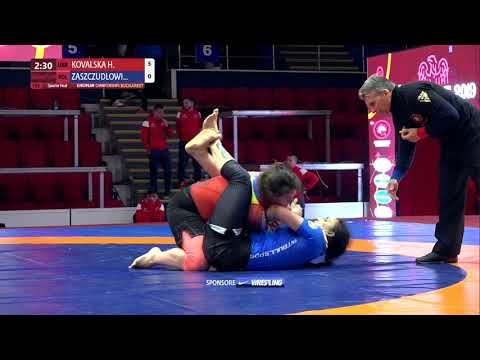 1/4 Women's GP No-Gi - +71 kg: H. KOVALSKA (UKR) v. M. ZASZCZUDLOWI (POL)