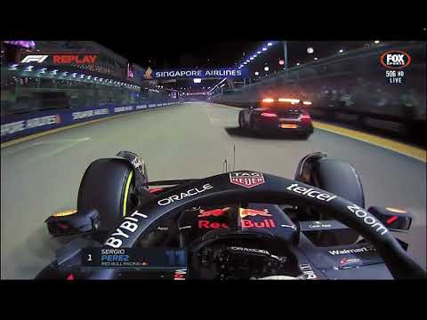Perez almost overtakes Safety Car | Singapore GP 2022