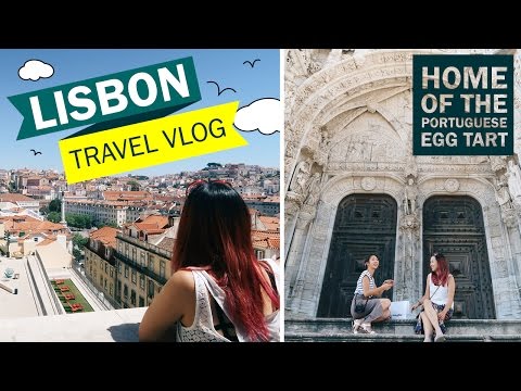 TRAVEL VLOG #7: Lisbon - Best Portuguese Egg Tarts EVER! ♥♥♥