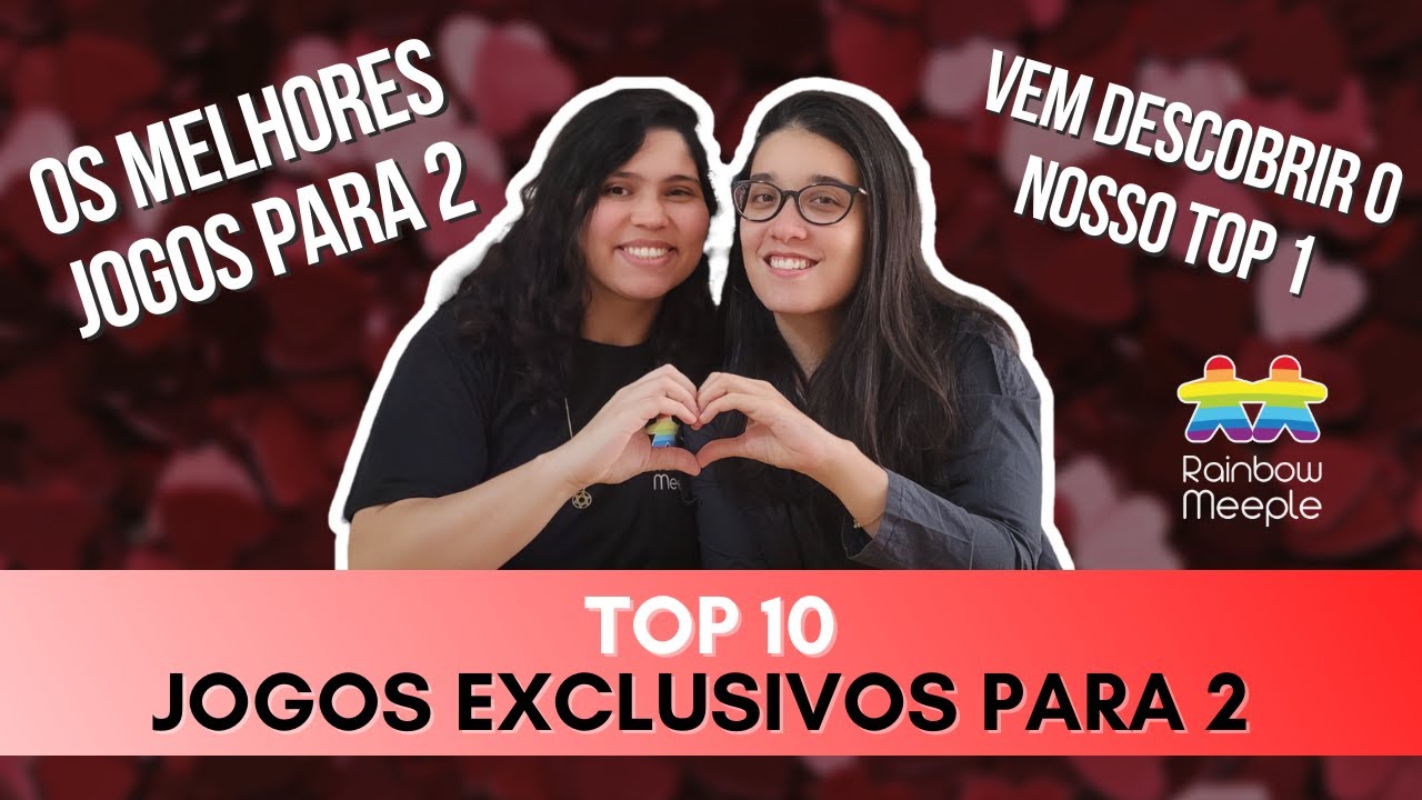 Top 10 jogos exclusivos para 2 Jogadores - Rainbow Meeple