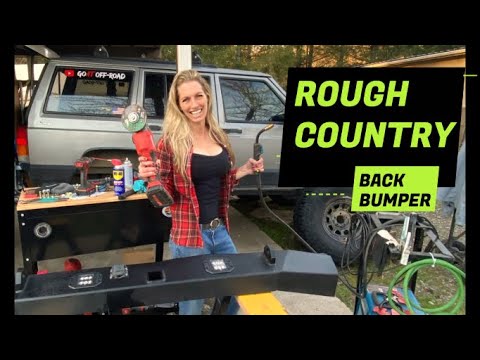 ROUGH COUNTRY BACK BUMPER | SUCCESSES AND TROUBLES WITH THE INSTALL | JEEP CHEROKEE