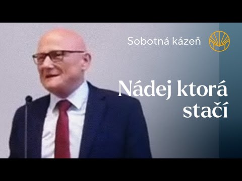 📖 Nádej ktorá stačí • Daniel Márföldi • Sobotná kázeň 19. 7. 2025