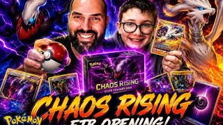Our Best ETB Ever! @pokemon Chaos Rising SIR IR and EX Chase cards #autism #adhd #like #sub #pokemon