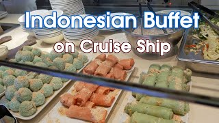 Indonesian Buffet Food Extravaganza on Holland America Cruise