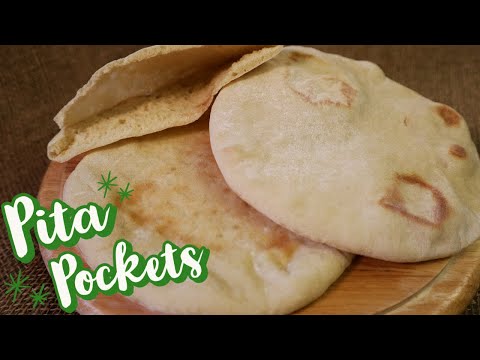 Middle Eastern Pita Bread: Only 4 Ingredients with a Traditional Internal Pocket for Fillings!