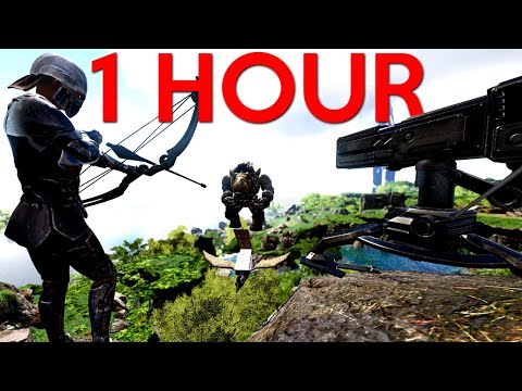 How I SOLO Defended My Base In Under 1 HOUR - ARK