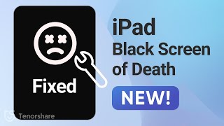 How to Fix iPad Black Screen of Death | iPad Won&#39;t Turn On Fixed [2024]