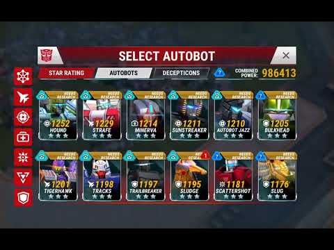 Gameplay of ranking Dinobot after opening the Dinogate bundles on December 26, 2023.