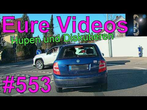 Eure Videos #553 - Dashcam - Jogger weicht aus - Schleichen mit Handy am Steuer - Eisglätte