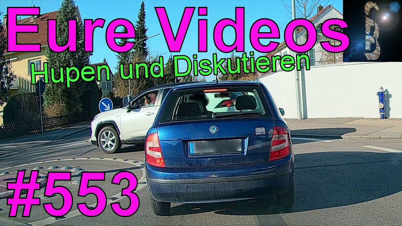 Eure Videos #553 - Dashcam - Jogger weicht aus - Schleichen mit Handy am Steuer - Eisglätte