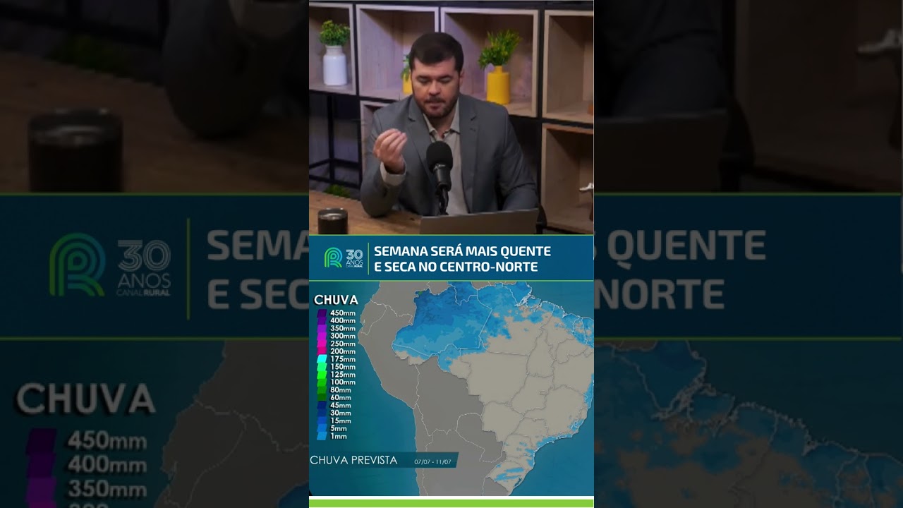 Semana será mais quente e seca no Centro-Norte | Previsão do tempo