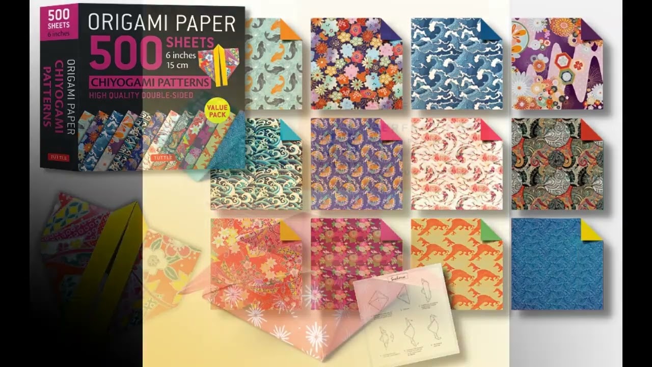 Some Ideas on Origami Paper 500 sheets Chiyogami Patterns 6