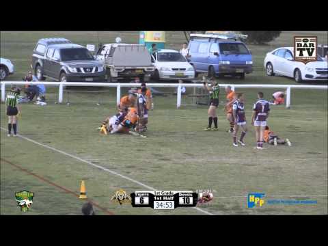2015 Hunter Valley Group 21 Minor Semi Final 1st Grade Highlights - Aberdeen Tigers v Denman Devils