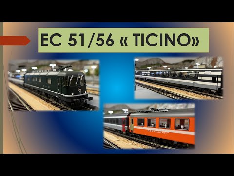 EuroCity 51 - 56 TICINO, Milano C.le - Zurigo H.B. 1994