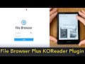 A Better FileBrowser KOReader Plugin For Your E Reader FilebrowserPlus Plugin For KOReader