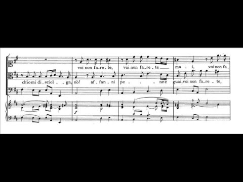Agostino Steffani - Duetto "Placidissime catene" (score)