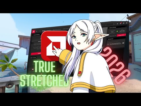 AMD TRUE STRETCHED RES VALORANT 2026 ( No black bars )