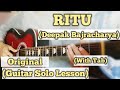 Ritu - Deepak Bajracharya | Guitar Solo Lesson | With Tab |