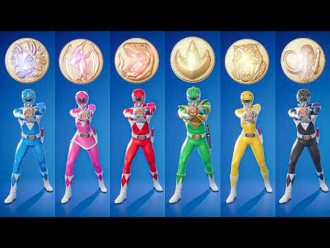All Power Rangers Skins in Fortnite