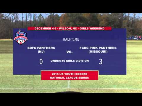 2015 USYS National League - SDFC Panthera vs. FCKC Pink Panthers - U16 Girls - 12pm - Field 1