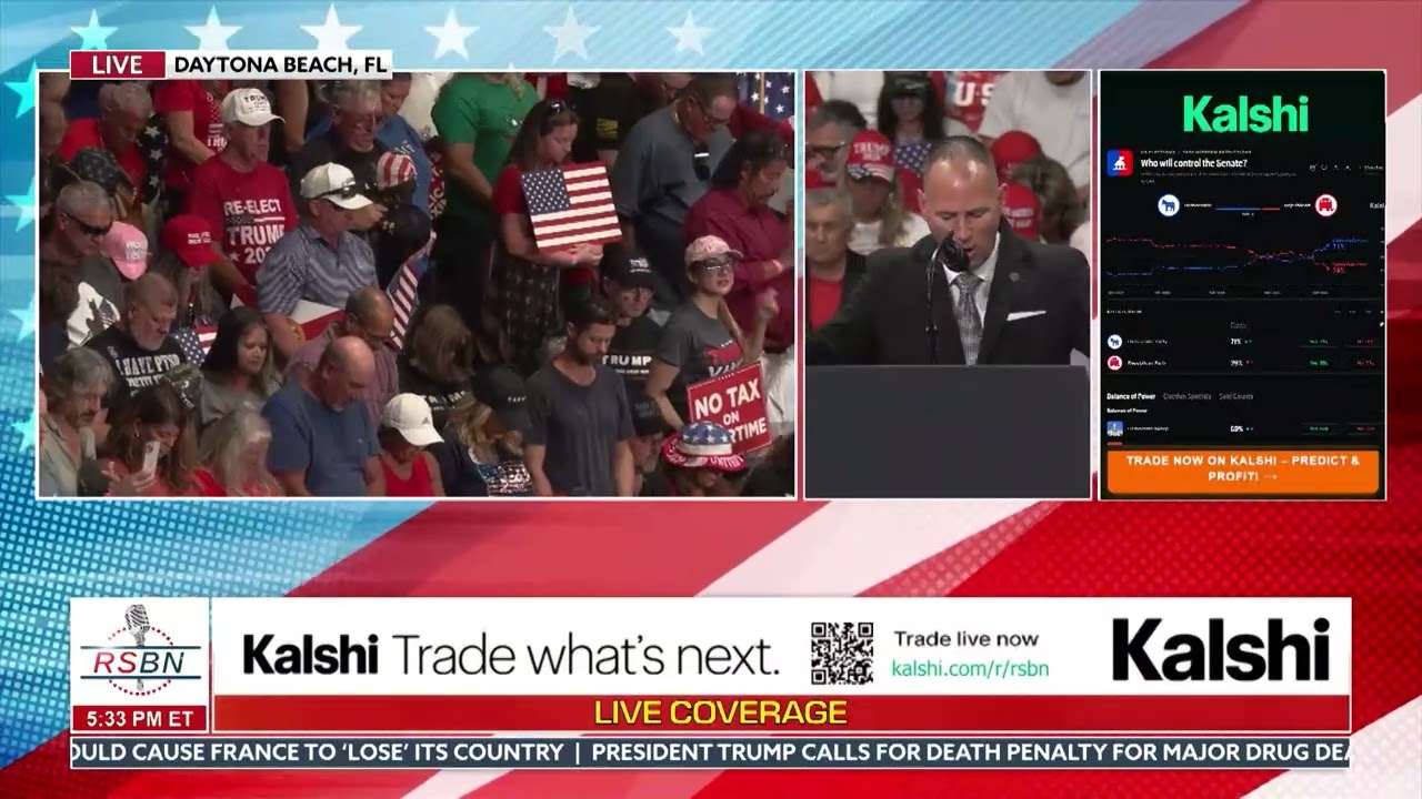 American Patriots Kick Off Daytona Rally with Prayer, Pledge & National Anthem - 10/30/26