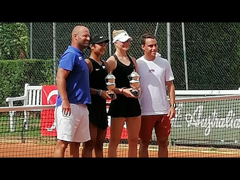 JA Milan Junior Girls Double Awarding Ceremony / Alex Eala & Madison Seig / Bagaric & Costoulas