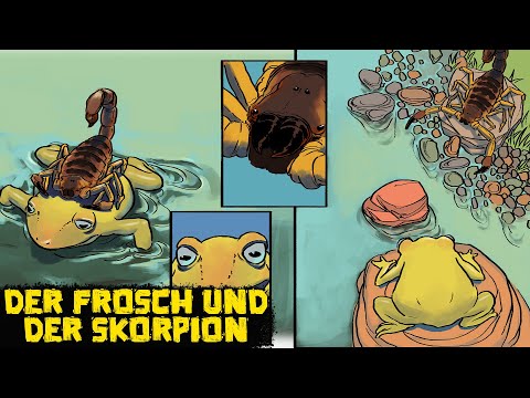 The famous story of the frog and the scorpion - Fables of the World