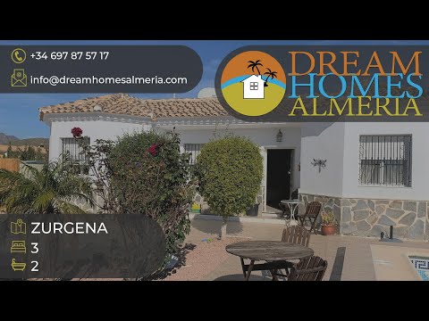 Bargain 3 bed 2 bath villa with pool Zurgena ref 2992
