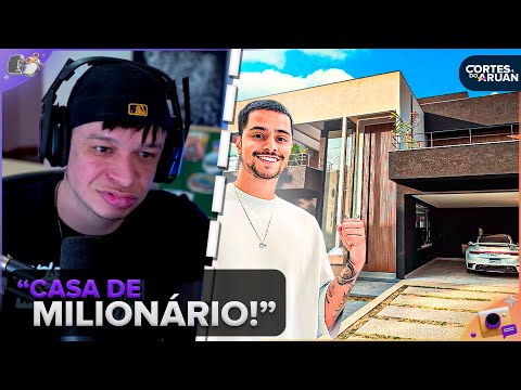 ARUAN REAGE: A REFORMA TÁ PRONTA?! TOUR PELA MANSÃO PT. 1 (LOUD CORINGA) - Cortes do Aruan