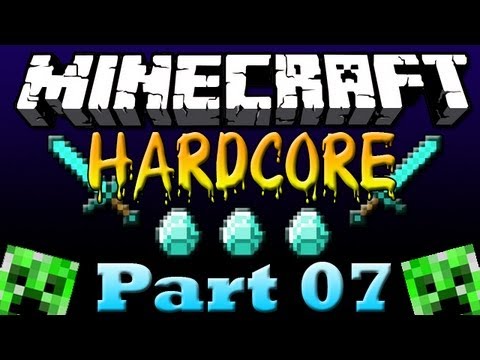 Minecraft Hardcore Part 7: First Enchantment! (Gameplay/Live Commentary) [HD]