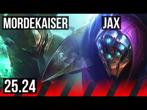 MORDEKAISER vs JAX (TOP) | Perfect KDA: 11/0/5 | KR Master | 25.24