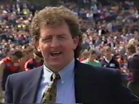1992 Essendon Reserves coach Denis Pagan interviewed after his side won the VSFL Reserves flag.